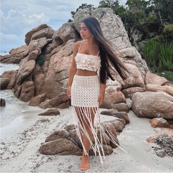Zara fringed crochet skirt - Picture 10 of 10
